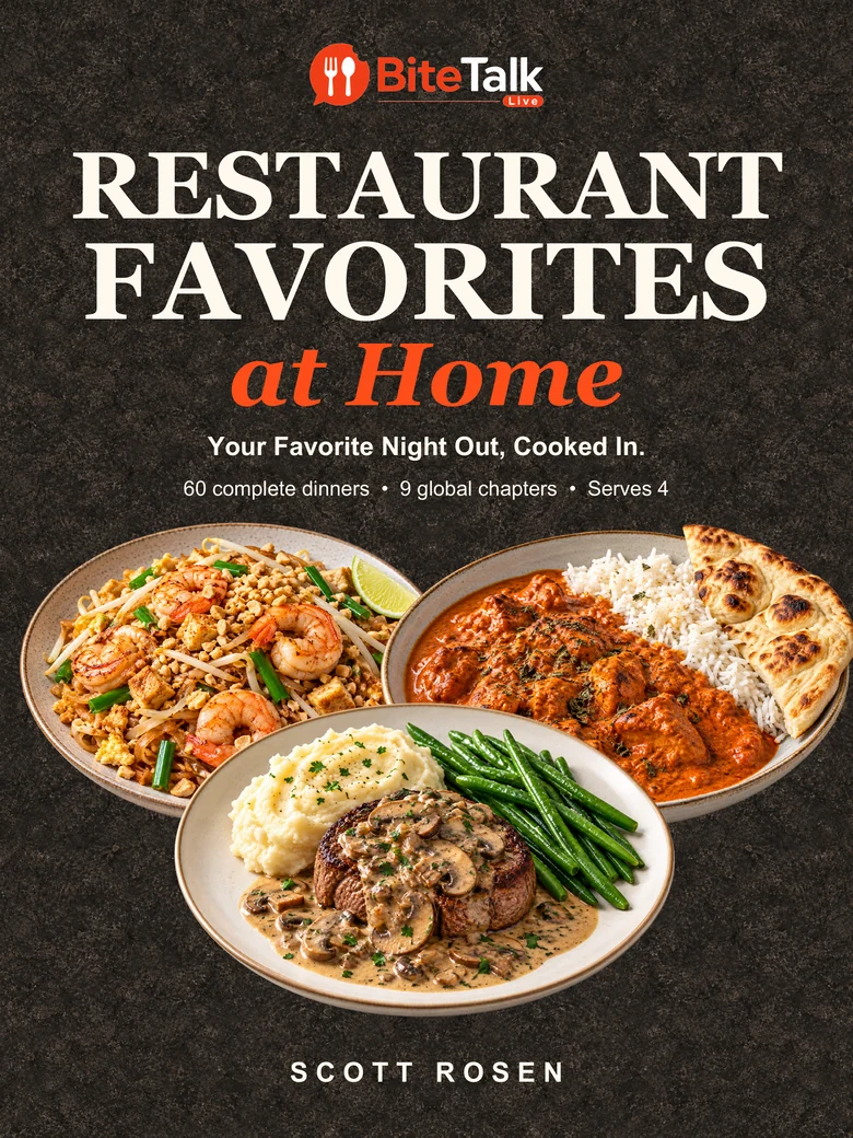 Restaurant Favorites at Home: Your Favorite Night Out, Cooked In, by Scott Rosen