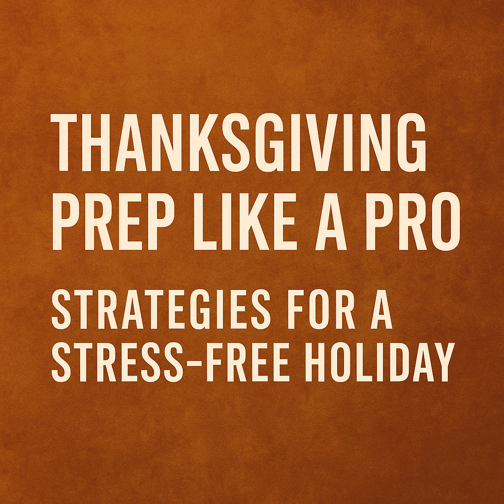 Thanksgiving prep playbook graphic